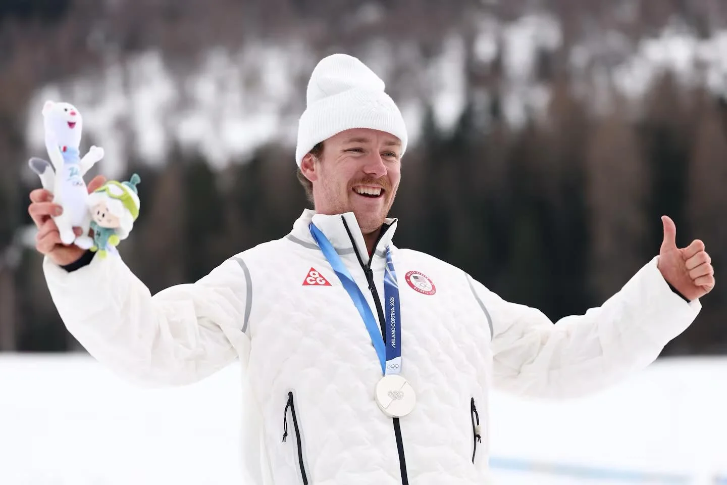 A big Bonfire congrats to SoVt Olympian @ben.0gden on snagging 🥈 in Italy #usa #olympics #silvermedal #vermont