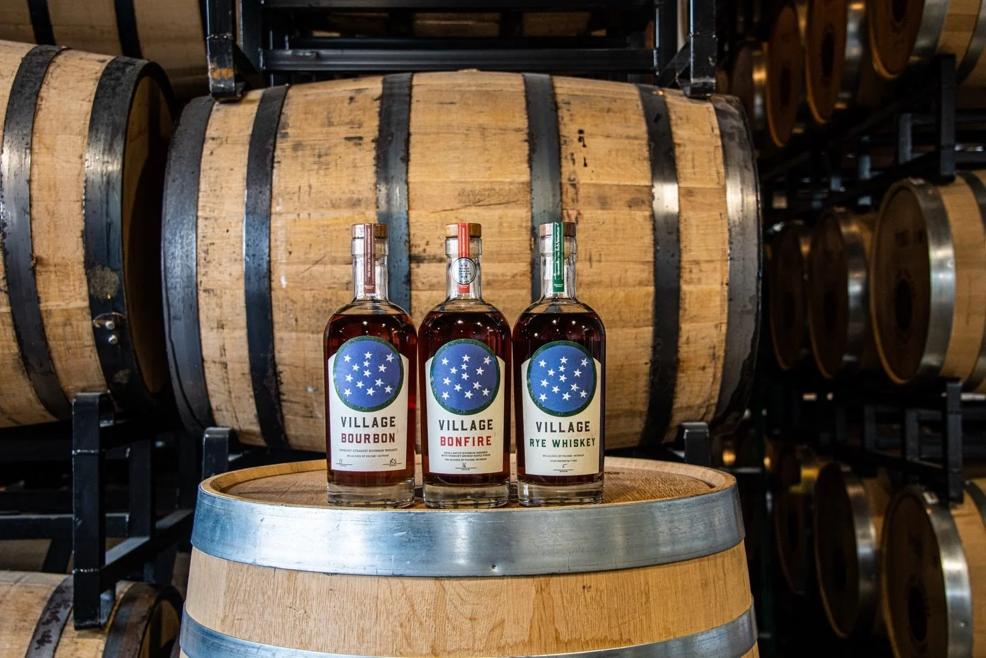 While we may be best known for our award-winning Bonfire Smoked Maple Bourbon, we also craft two other exceptional whiskeys, along with our gin and vodka.

Inspired by Vermont&rsquo;s distinctive distilling heritage, our high-rye Village Bourbon deli