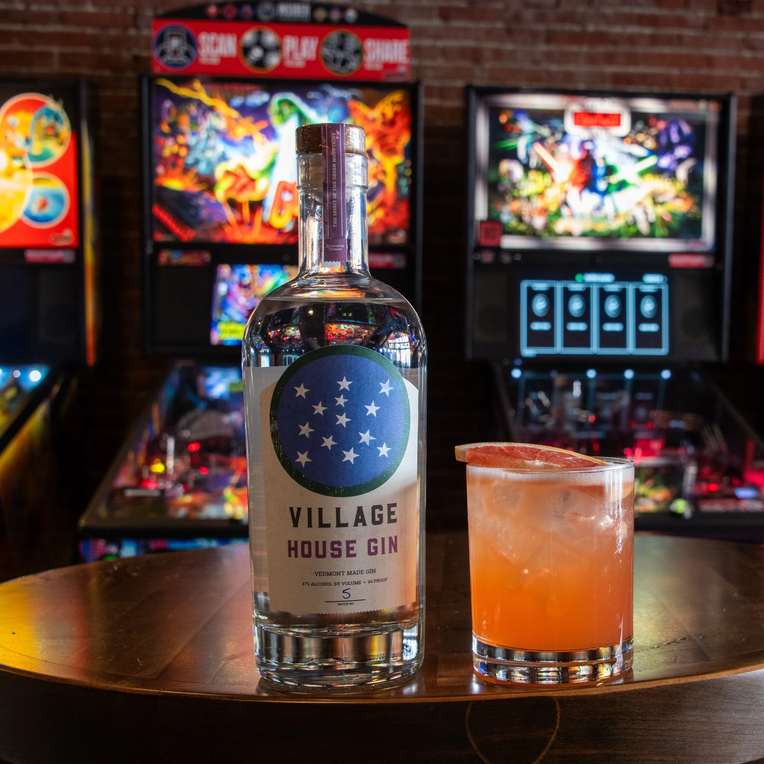Always great seeing our spirits in the wild! ⁣
⁣
Our friends at the Archives, one of Burlington&rsquo;s most fun and innovative bars, use Village Garage spirits in several of their delicious cocktails, all made with an emphasis on fresh ingredients.⁣