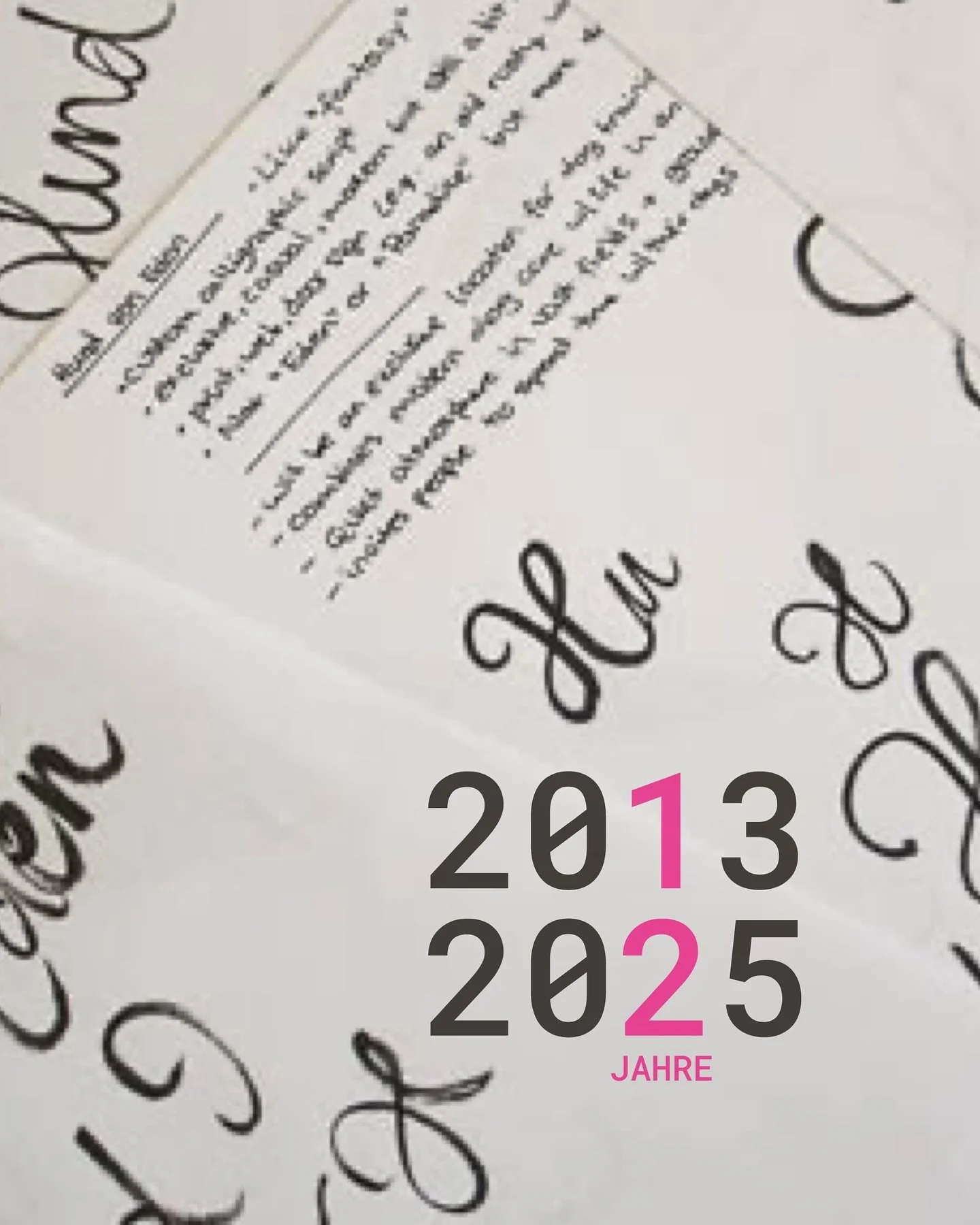 Heute sagen wir: &bdquo;12 Jahre &ndash; danke f&uuml;r alles.&ldquo;
Aber das f&uuml;hlt sich zu klein an.
Denn was ihr uns schenkt ist so viel mehr: Euer Vertrauen, tolle Begegnungen, echte Verbindungen.
Ihr habt Hund von Eden zu dem gemacht, was e