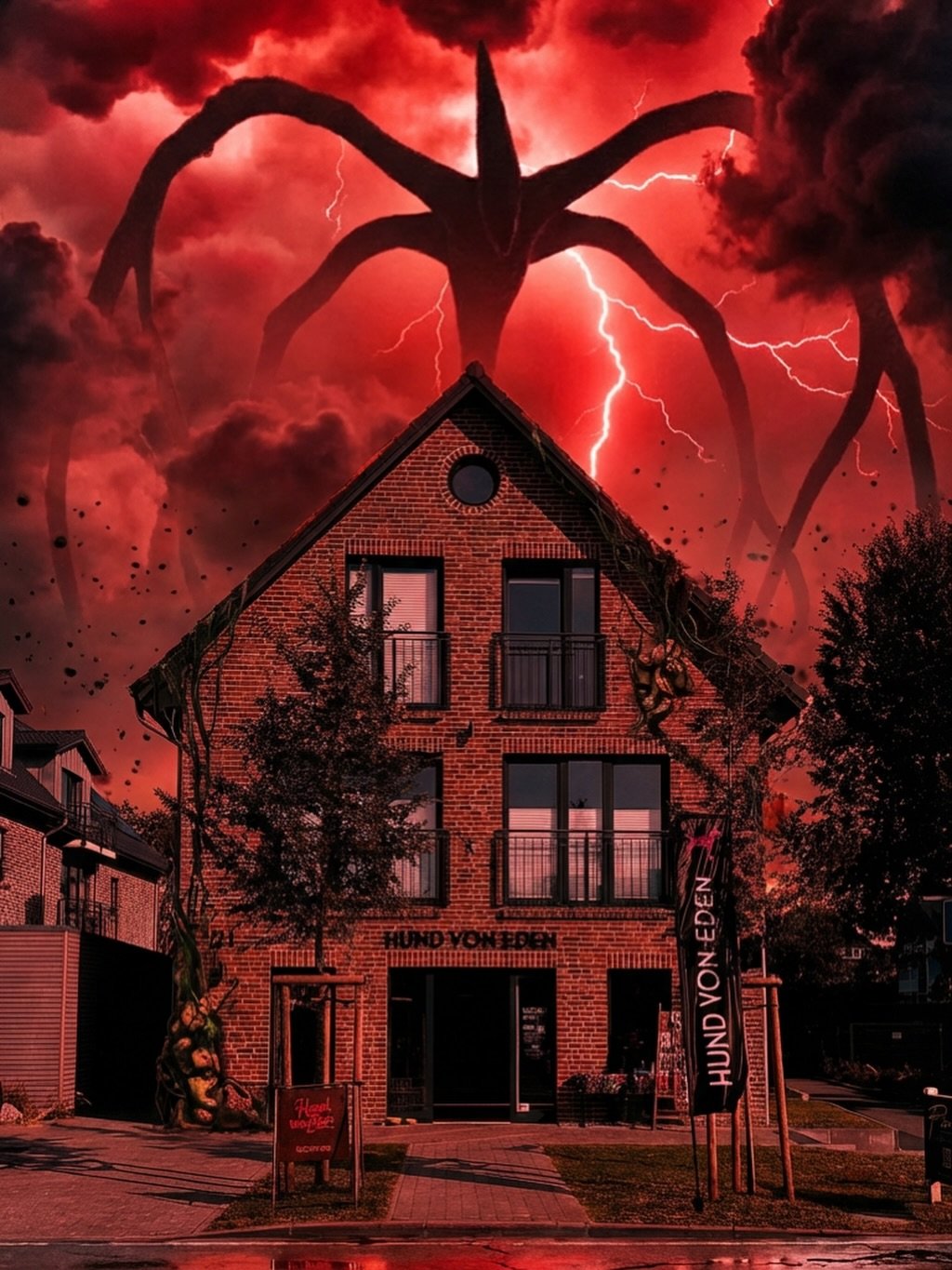 Selbst im Upside Down ist ein Ort f&uuml;r alles, was dein Hund braucht. Happy new Year! &hearts;️ #strangerthings #lovemydog #dogshop