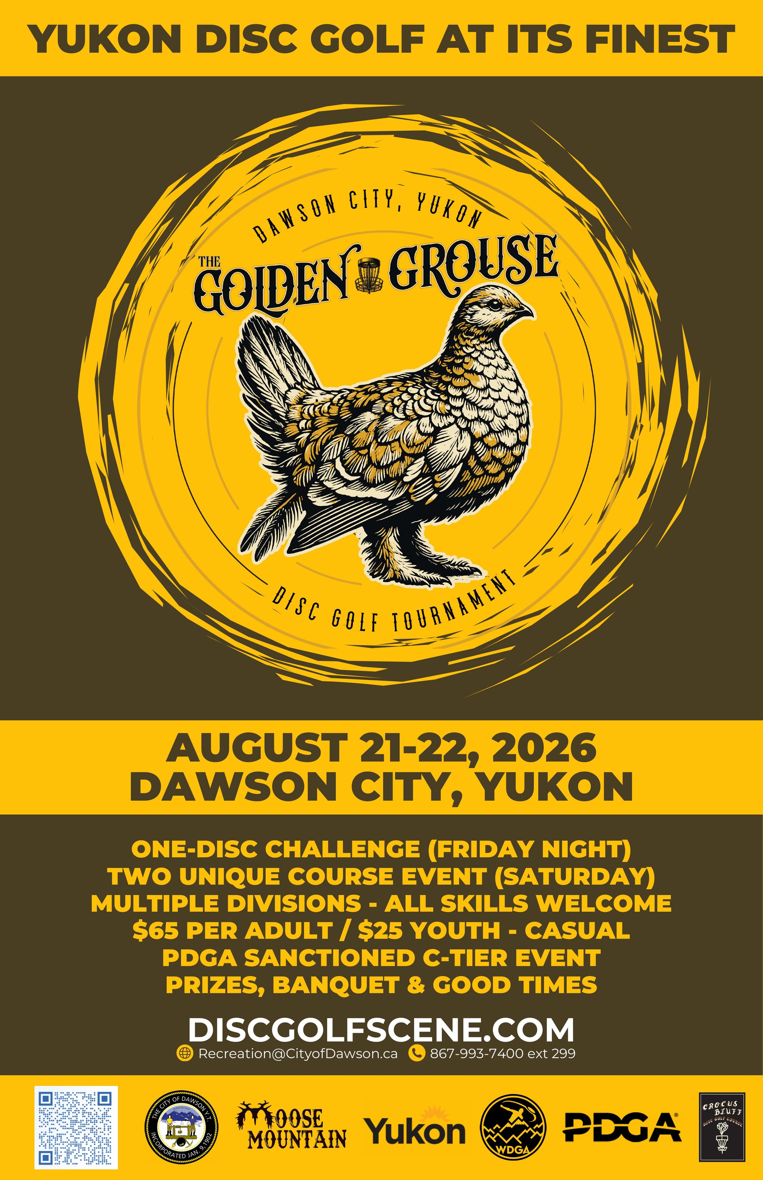 Golden Grouse Disc Golf Tournament