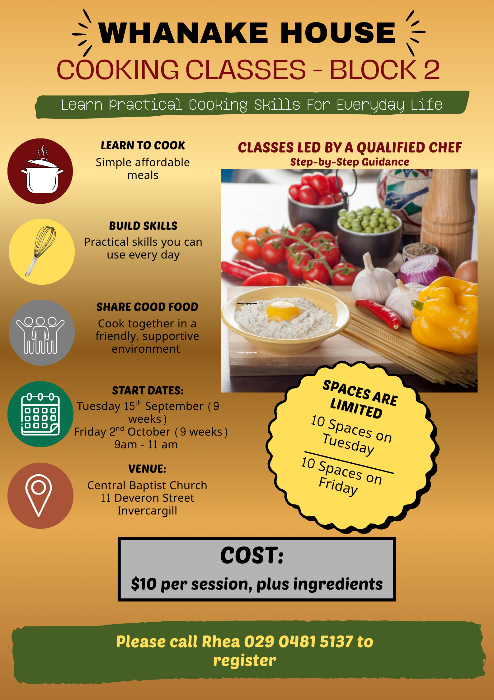 Cooking programme Block 2