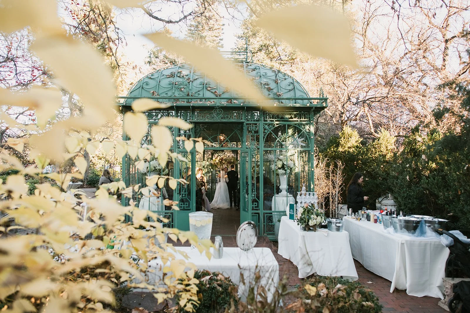 Woodland Mosaic Wedding Ceremony
Denver Botanic Gardens Bride
Autumn wedding at woodland Mosaic
Photo Credit: Shelly Anderson