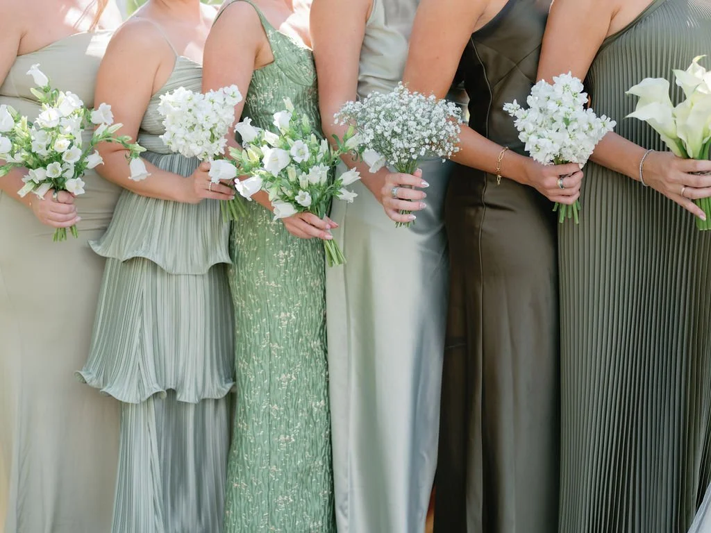 mismatched bridesmaid