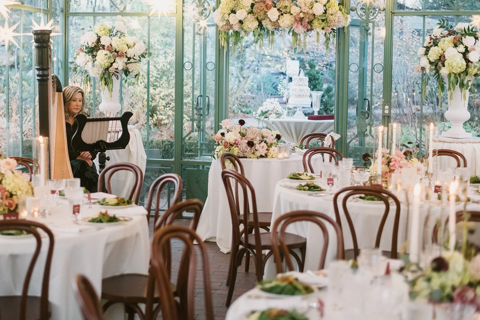 Woodland Mosaic Wedding
Silver taper candle holder
Cafe Chair wedding
Blush and matcha wedding color palette
Photo Credit: Shelly Anderson