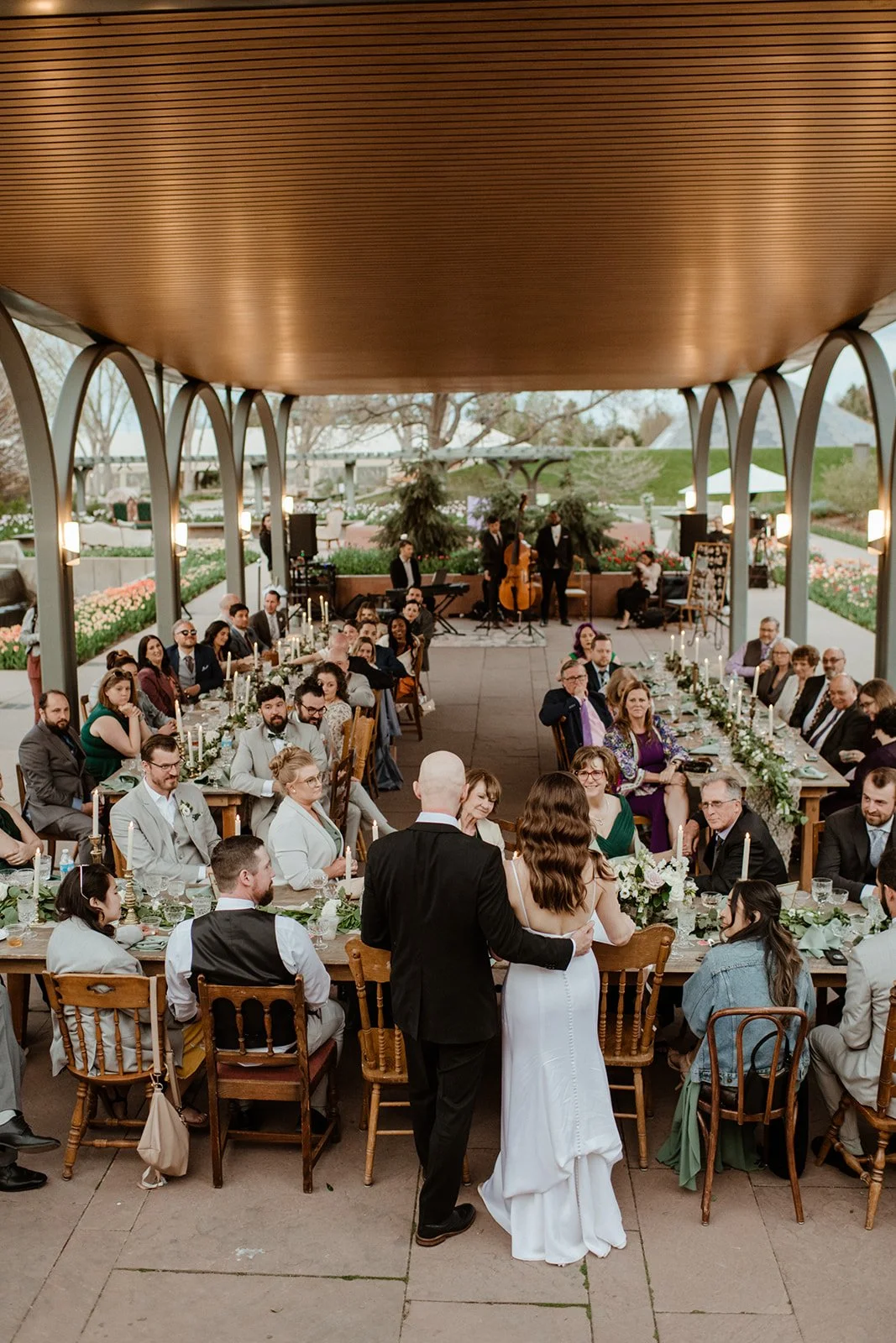 annuals garden denver botanic gardens wedding