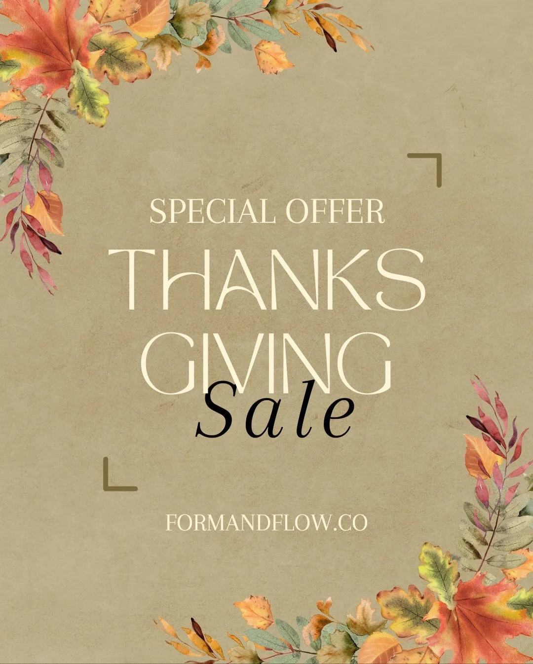 Our Thanksgiving sale starts now! And we&rsquo;re open on Thanksgiving. Make sure to check our modified holiday schedule. 

Wishing everyone a warm and joyful Thanksgiving. Grateful for this community every single day. 🧡

#thanksgivingsale #thanksgi