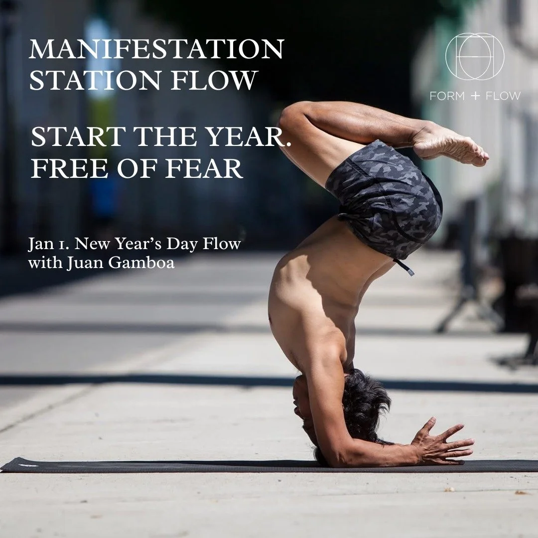 We're open on Jan 1 with two intention-driven flows. Start your year by moving with purpose, strength, and clarity led by @juan.yogi.nyc 

🌀 11:00am - Manifestation Station
Kick off the New Year with movement rooted in intention and momentum. This d