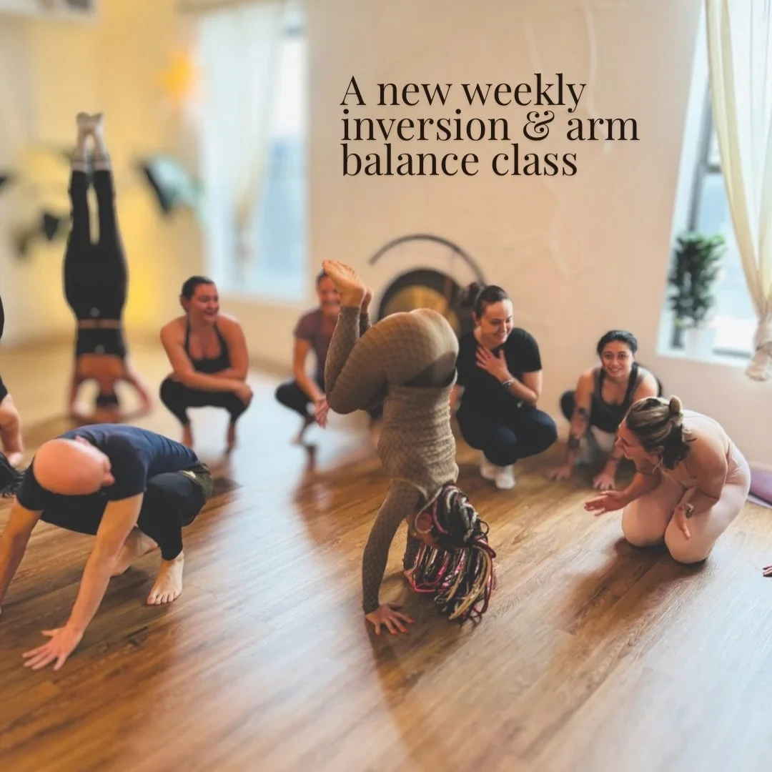 Let&rsquo;s get upside down tomorrow! This weekly inversion &amp; arm balance class is beginner friendly, and will guide you step by step into inversions (headstands, forearm stands and handstands).

 We will facilitate gradual and safe entry into po