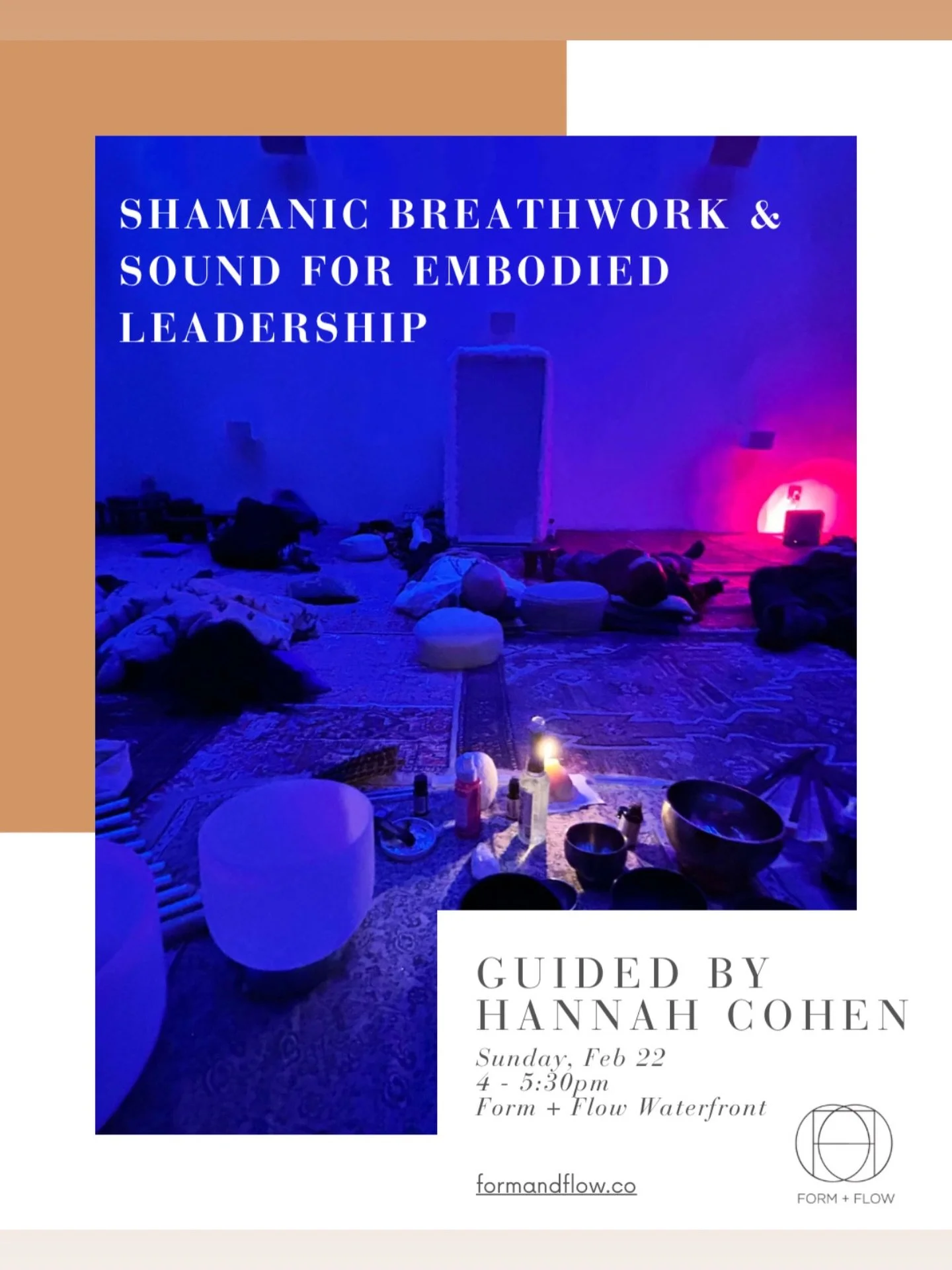 This ceremony is an invitation to lead from the inside out.

Through shamanic breathwork, sound, and guided somatic inquiry, we&rsquo;ll create a container to release what&rsquo;s no longer needed, recalibrate the nervous system, and reconnect you to
