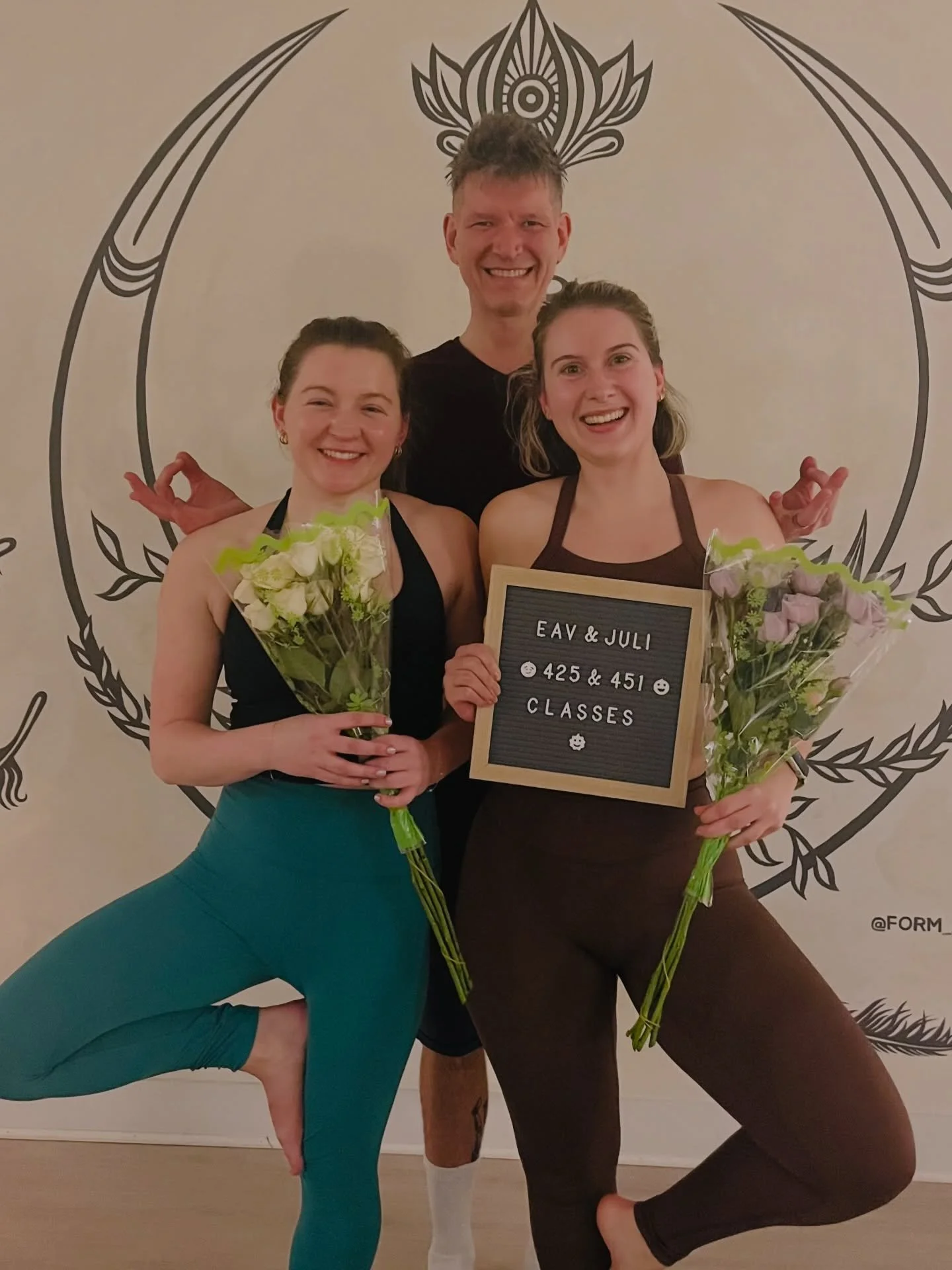 The sunshine duo of our community ✨💫☀️

Eva &amp; Juli, thank you for being such a big part of this space and community. You make Form + Flow what it is 💫 

Cheers to many more flows, breaths, and moments of connection together 🫶

#formandflow #yo