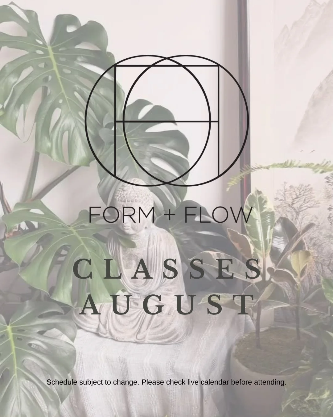 ✨ Our August class schedule is here!

We&rsquo;re excited to keep growing our community with your favorite classes and a few new additions to the schedule.
New this month:

🔥 Yoga Sculpt &mdash; Tuesdays at 5:30 PM at Waterfront
🌅 8:30 AM classes w