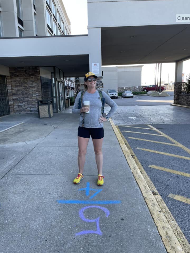 Day 5! Two days and 45 miles to Mississippi!! 

Haven&rsquo;t had a lot of diner time with the long days and early baby bed time so I was stoked to pop into Ms Dots for some &ldquo;white sauce.&rdquo; Other than that, a pretty tough day -  lots of tr