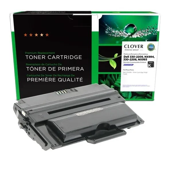 Dell 330-2209 Black Toner Cartridge - Compatible with Dell 2335DN, 6000 Page Yield