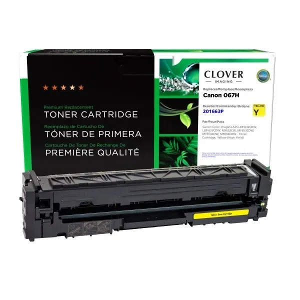 Canon 5103C001 Yellow Toner Cartridge - Compatible with LBP633Cdw, LBP632Cdw, MF653Cdw, MF654Cdw, MF656Cdw