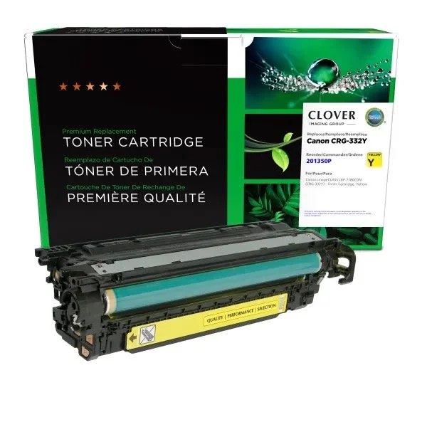 Compatible Canon 6260B012AA Yellow Toner Cartridge - 6400 Pages