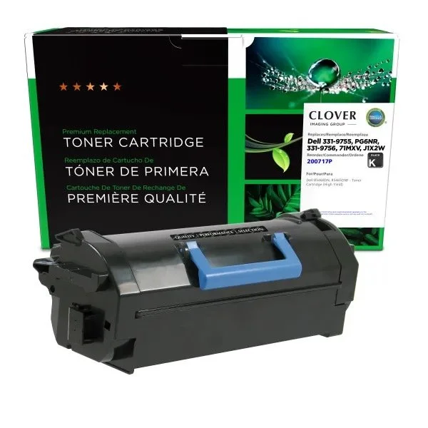 Dell 71MXV Black Toner Cartridge - Compatible with B5460DN & B5465DNF - 25000 Page Yield
