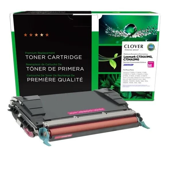 Compatible Magenta Toner Cartridge C734A2MG - 6000 Page Yield