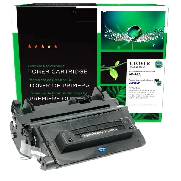 Compatible Jumbo Toner Cartridge CC364AJ - Black - 12000 Page Yield