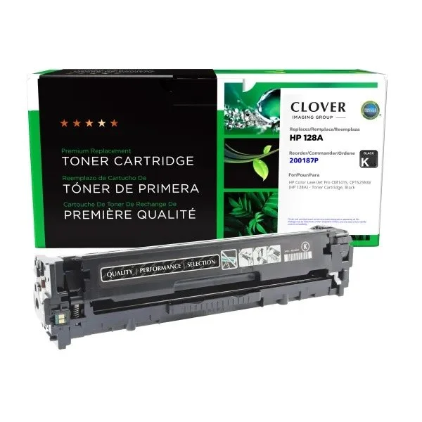 HP CE320A Black Toner Cartridge - 2000 Page Yield