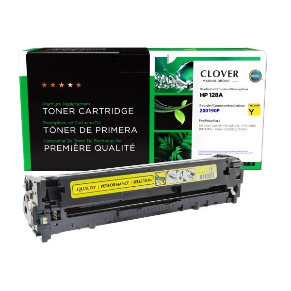 Compatible Toner Cartridge CE322A - Yellow, 1400 Page Yield