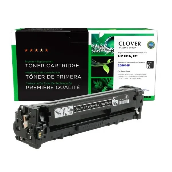 Compatible Toner Cartridge CF210A - Black, 1600 Page Yield
