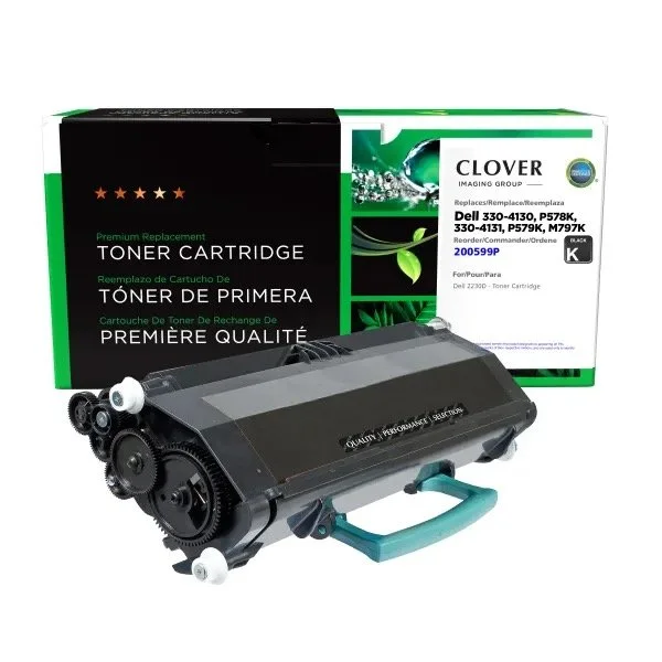 Dell P578K Black Toner Cartridge - Compatible with 2230 Series Printers