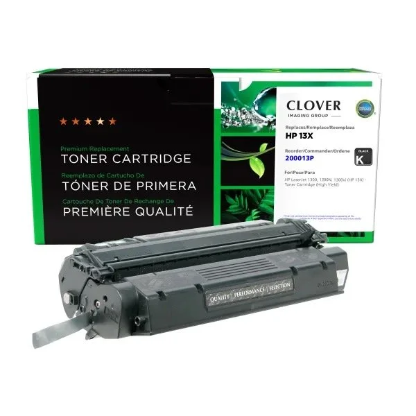 Clover Remanufactured High Yield Toner Cartridge for HP 13X (Q2613X)