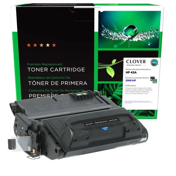 Compatible Jumbo Black Toner Cartridge Q5942AJ for HP LaserJet Printers