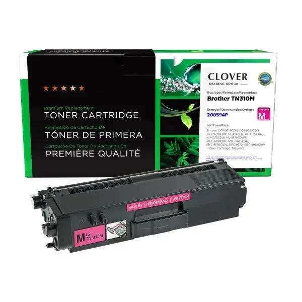Brother TN310M Magenta Toner Cartridge - 3500 Page Yield