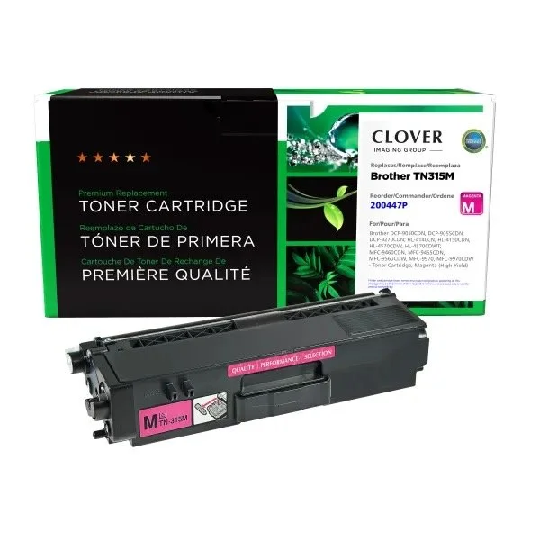 Brother TN315M Magenta Toner Cartridge - 3500 Page Yield