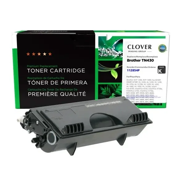 Brother TN430 Black Toner Cartridge - 6000 Page Yield