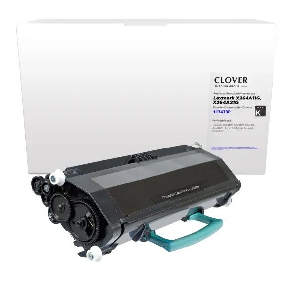 Lexmark X264A11G Compatible Black Toner Cartridge - 3500 Page Yield