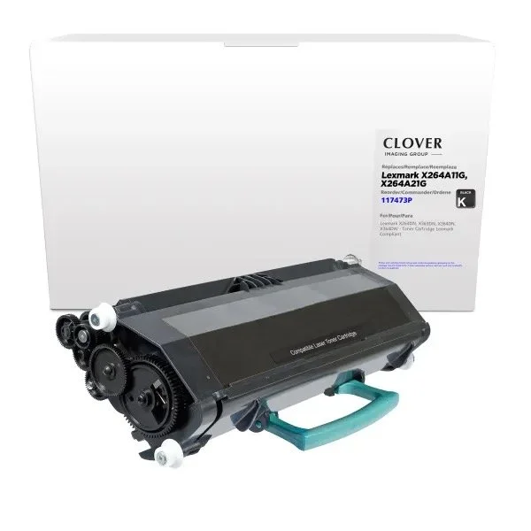 Lexmark X264A21G Compatible Black Toner Cartridge - 3500 Page Yield