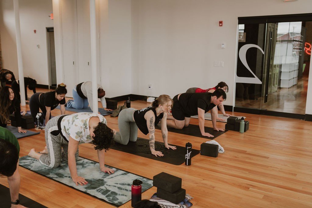 Start your holiday weekend off with a yoga class at Shri!  Join us on Saturday for a Strong + Steady practice at 9am.⁠ Sign up at the link in bio #ShriYogaRI⁠
⁠
Photography by @FallonH2Photos