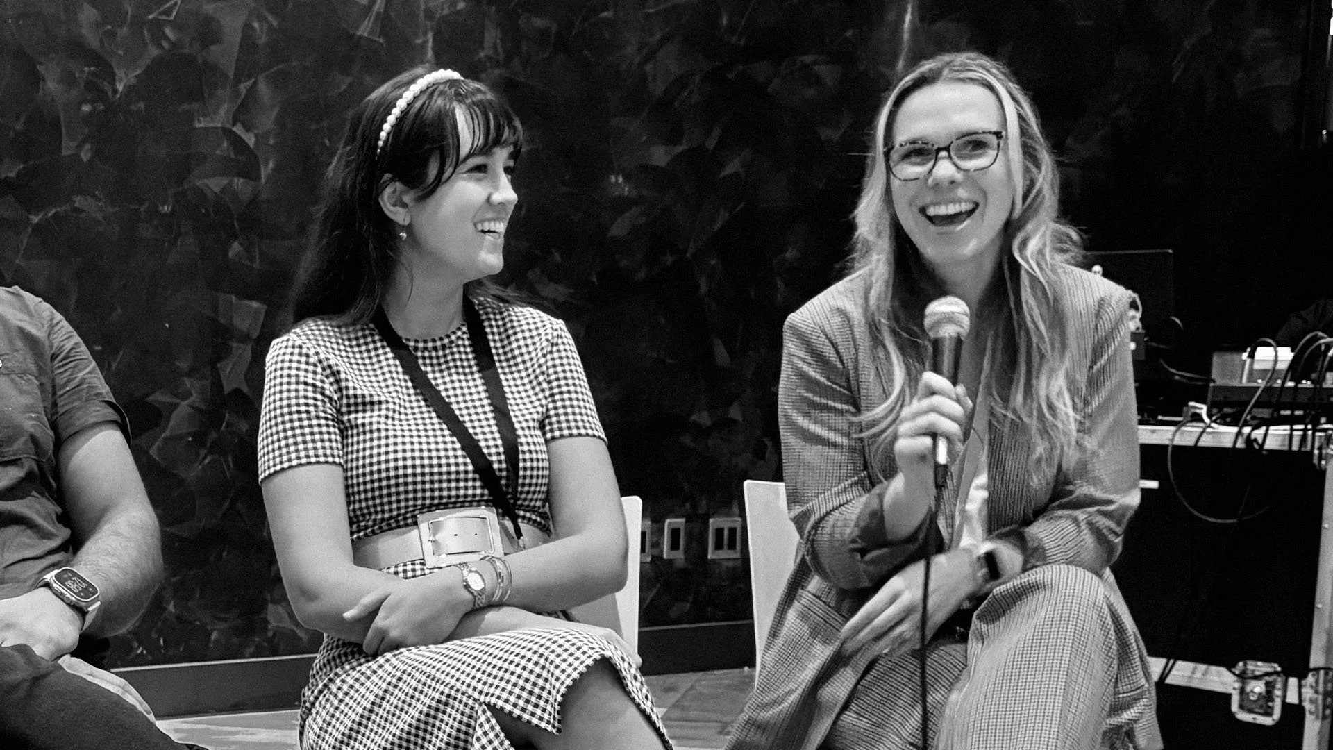 Brie Shouppe talking on book panel