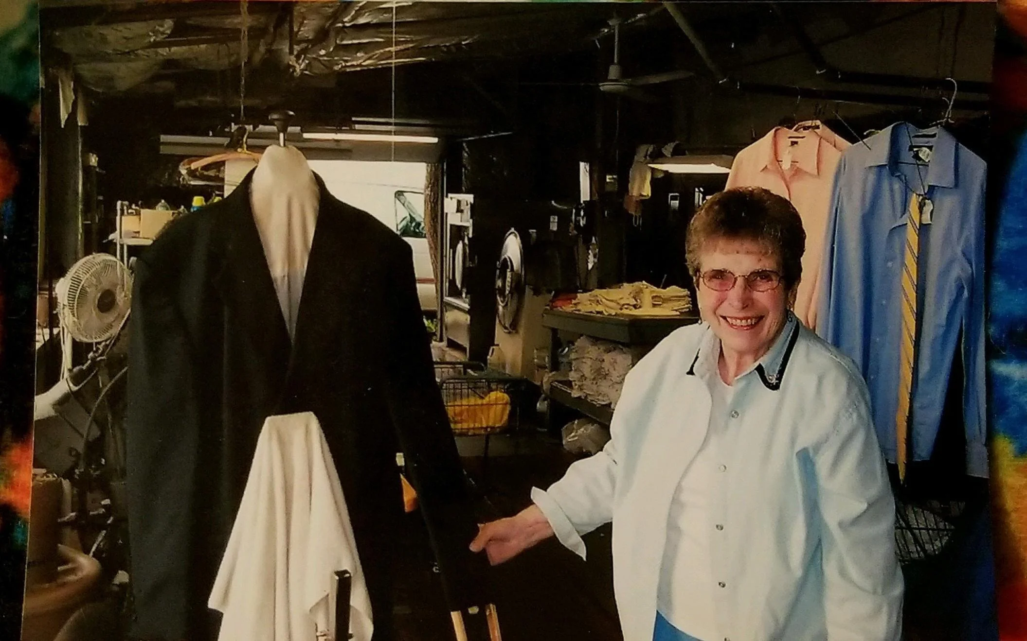 Margaret posing in The Kraft Cleaners