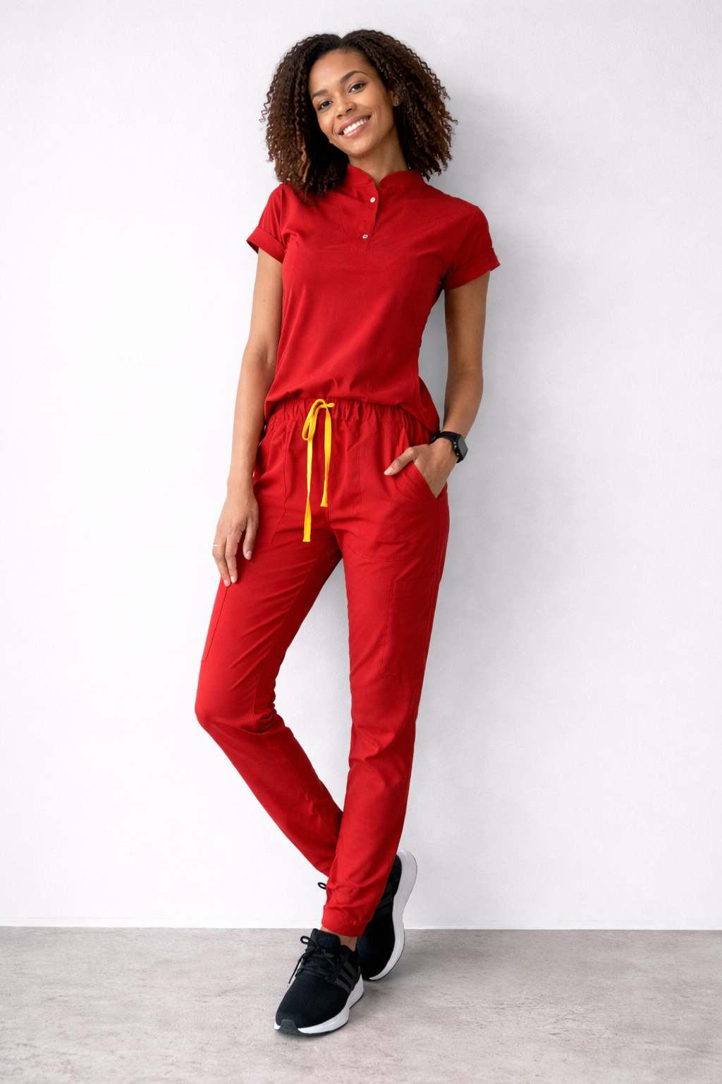 Elegant 7 - 7 cuello mao + pantalón semi jogger | color Marte