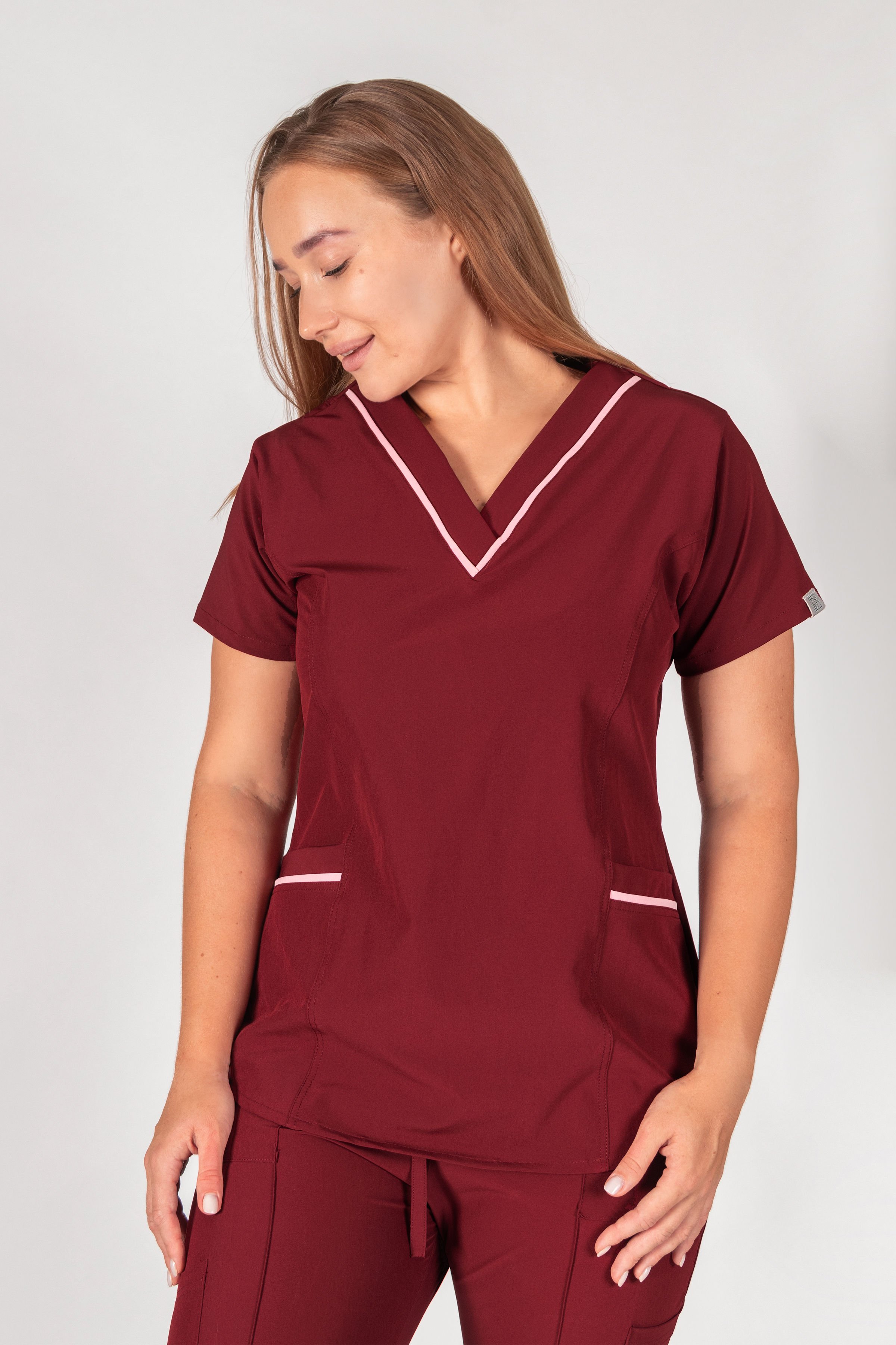 Filipina cuelo V con bies | Verde Bonsai y Vino