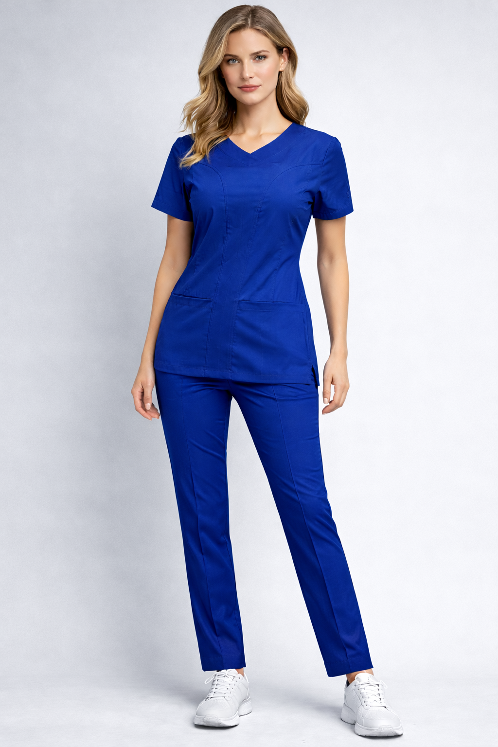 Simona antifluido stretch + zipper | Azul Rey