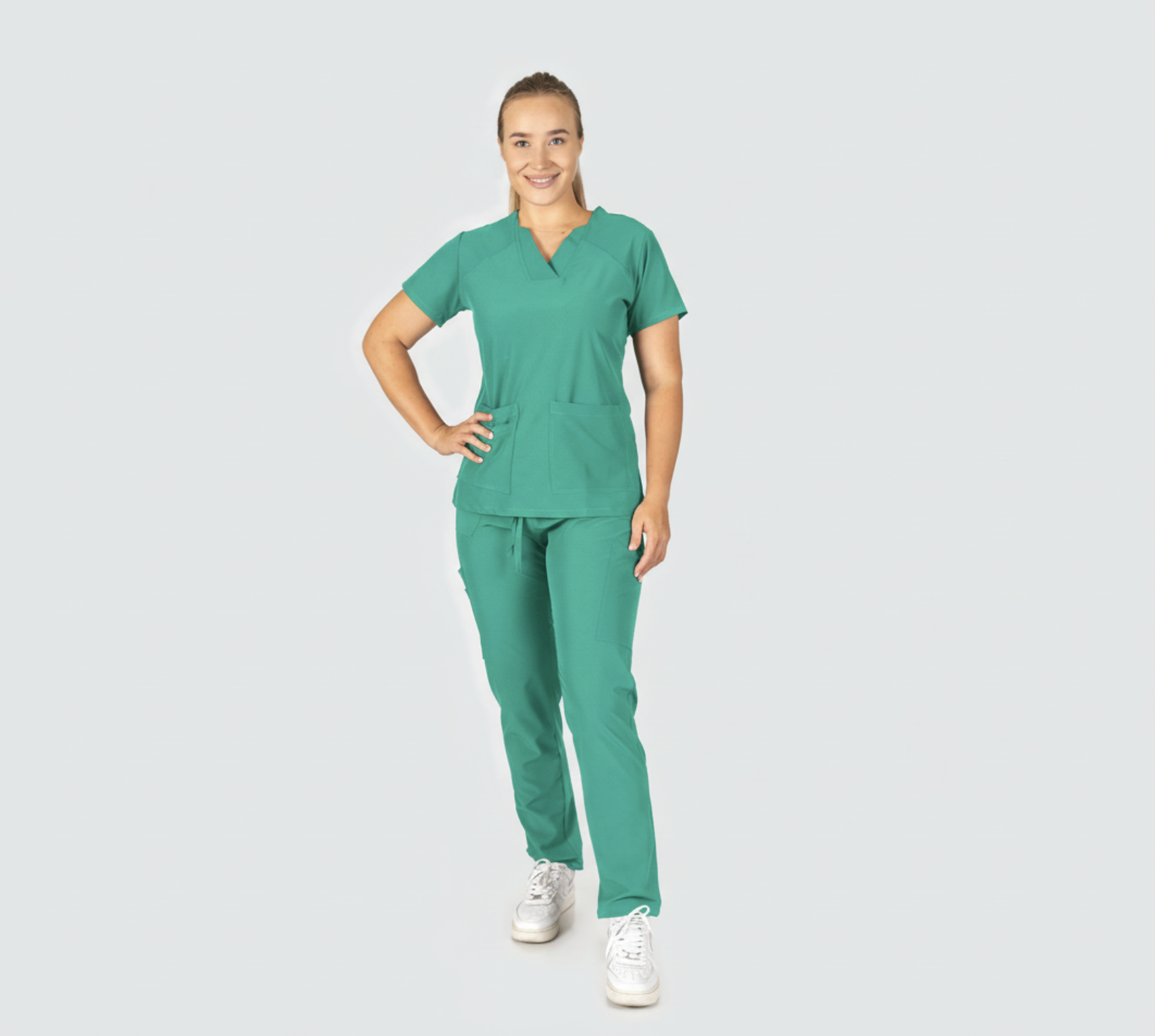 Comfort 2 en 1  stretch PREMIUM | Surgical Green