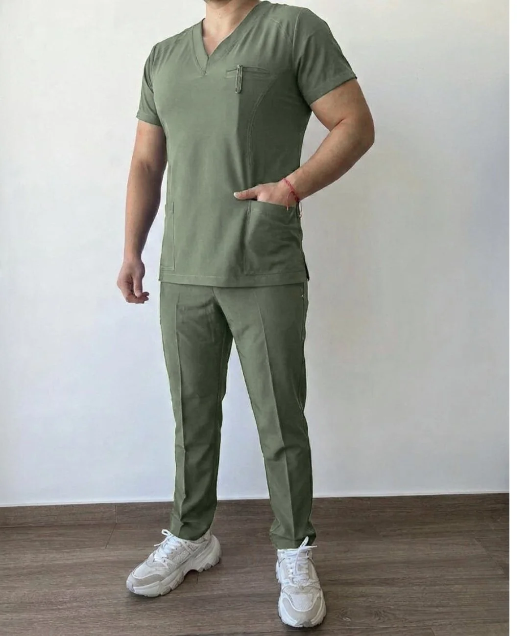 Essential Recto | Verde Olivo