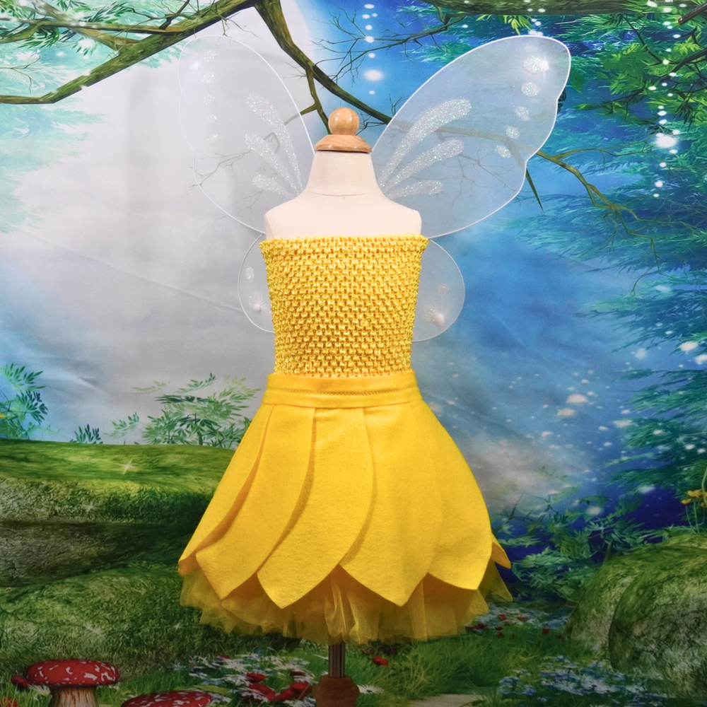 yellow fairy dress up Yellow Tutu Dress, Fairy Tutu Dress, Fairy Dress, Tutu Dress