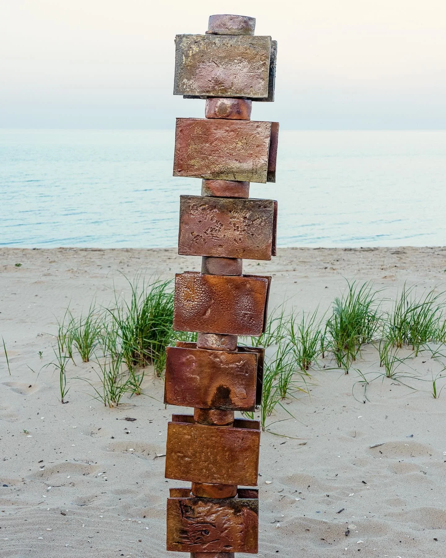 TALTOS (shaman) refers to the nuances of my Hungarian heritage. My Magyar ancestors lived in the Urals where the first known totem, the Shigir idol, was found. 

I was fortunate to use Scott&rsquo;s personal clay for this totem, one of a trio called 