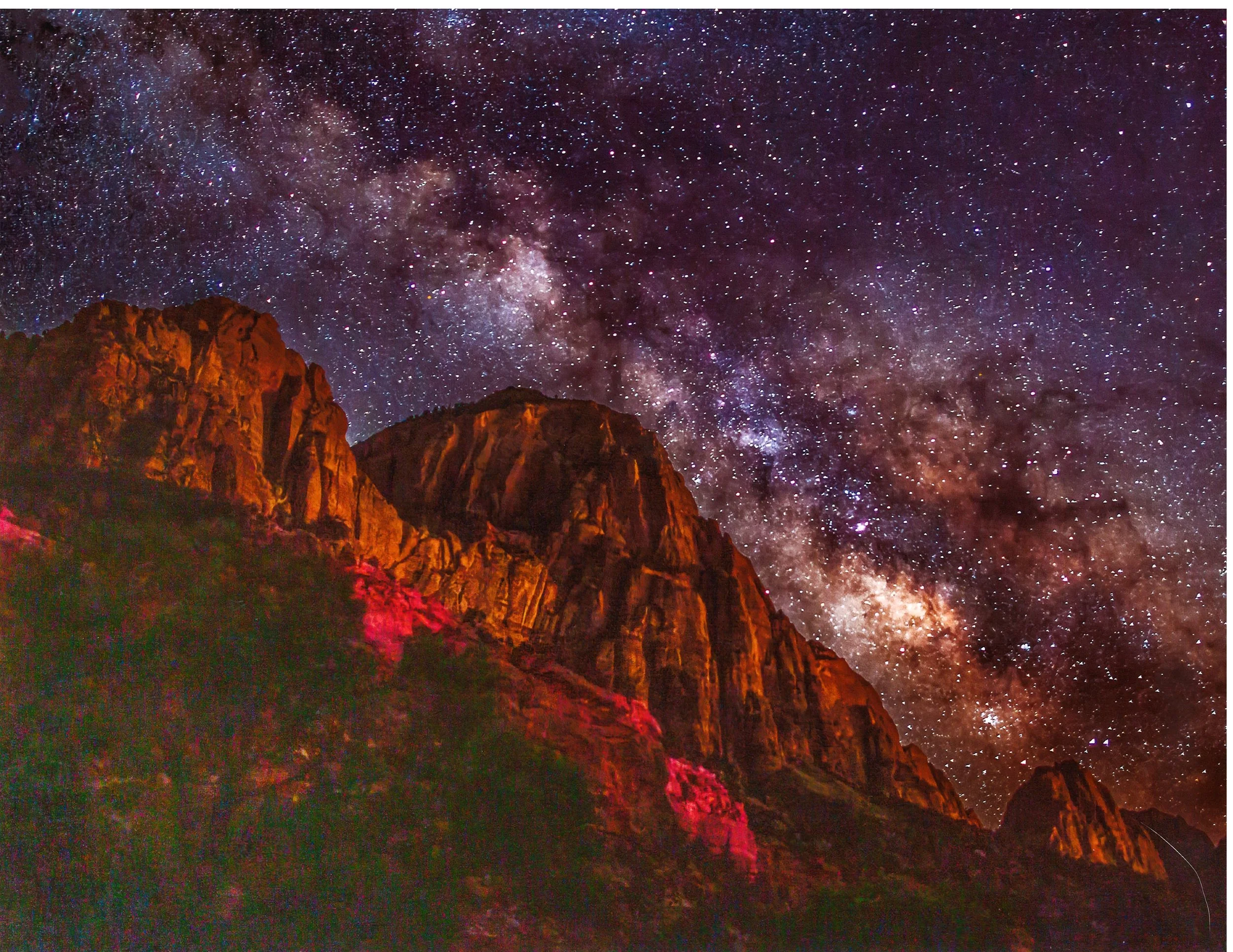 Color 3rd Place Color Milkway Above the Watchman Steven Heraly Image Makers