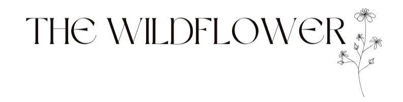 The word WILDFLOWER describing the name of a wedding photography package