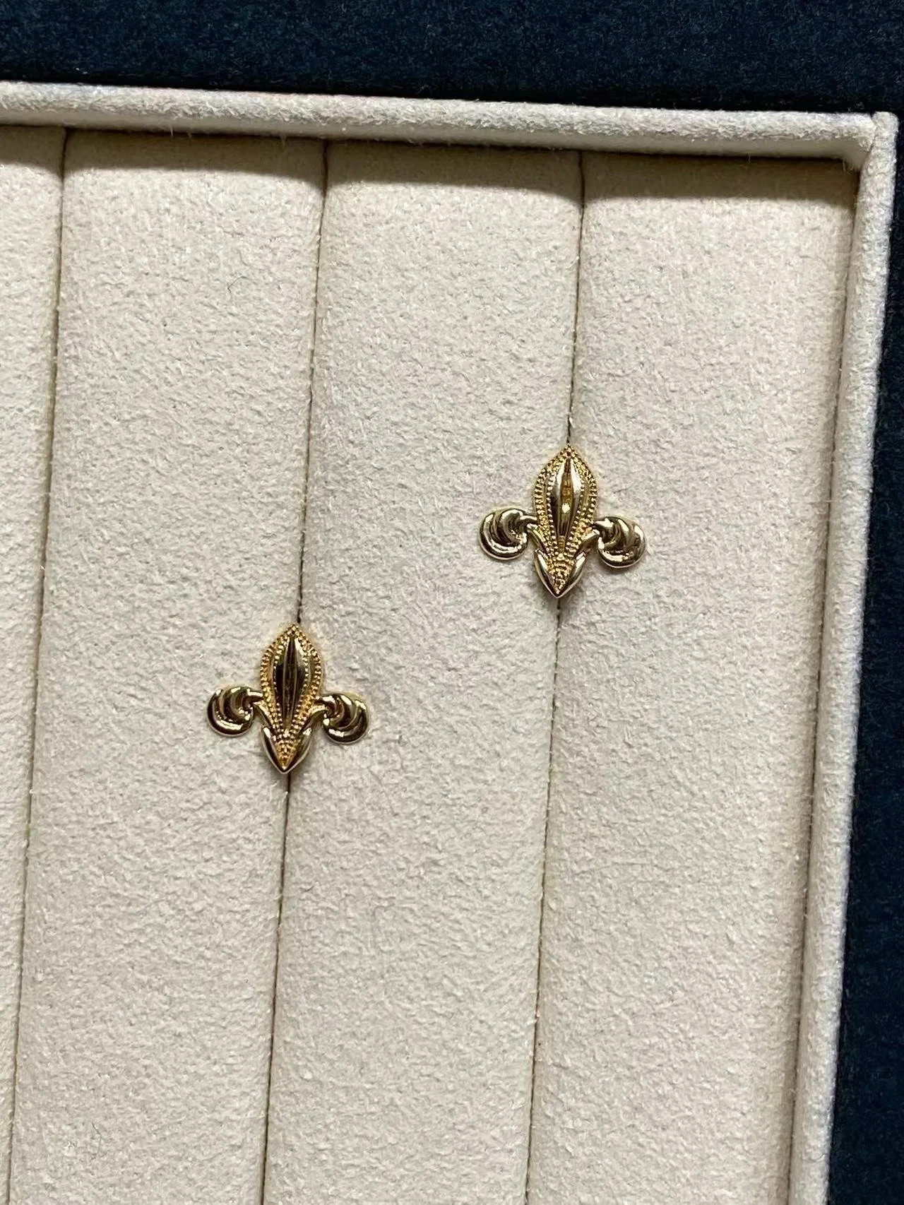18K Yellow Gold&Lab-Grown Diamond South Sea Golden Cultured Pearl Earrings