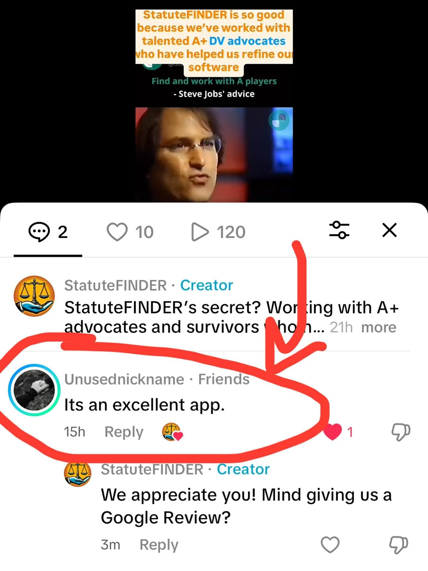 Survivor testimonial: @unusednickname &ldquo;Its an excellent app.&rdquo; (StatuteFINDER.org)

&mdash;&mdash;&mdash;-

👌The Perfect DV ADVOCATE TOOL
⏰ Find Laws (Statutes) in Seconds!
💜Trusted by @ccharitiesusa
👇USE NOW👇
StatuteFINDER.org - link 