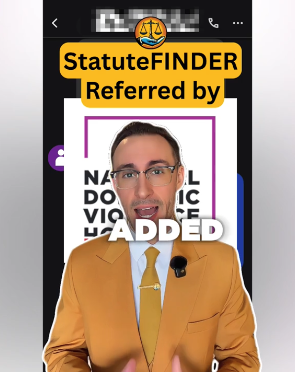 How a National Domestic Violence Hotline Referral Reached StatuteFINDER